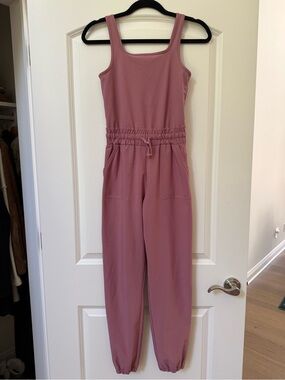 Abercrombie Kids YPB Pink Jumpsuit 13/14 Athleisure Jogger One Piece